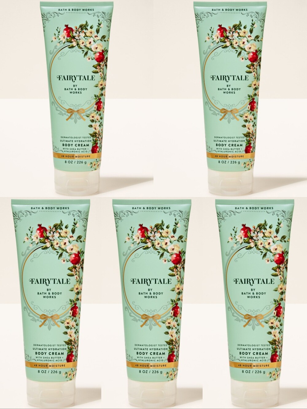 Bath & Body Works Fairytale Body Cream Set of 5 NEW Rare